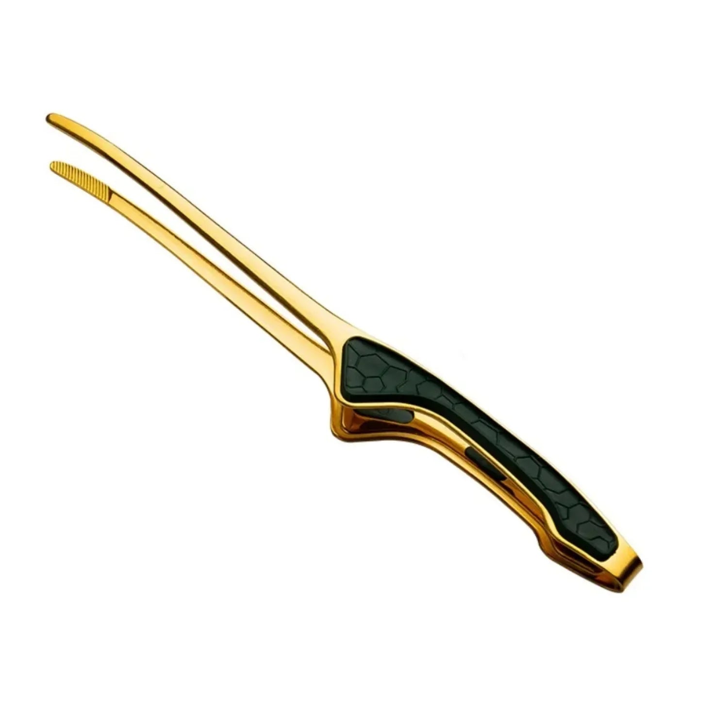Non-Stick Stainless Steel Barbecue Tongs Anti-scald Anti-slip Steak Tongs Non-Slip Grip Kitchen Tongs for Cooking