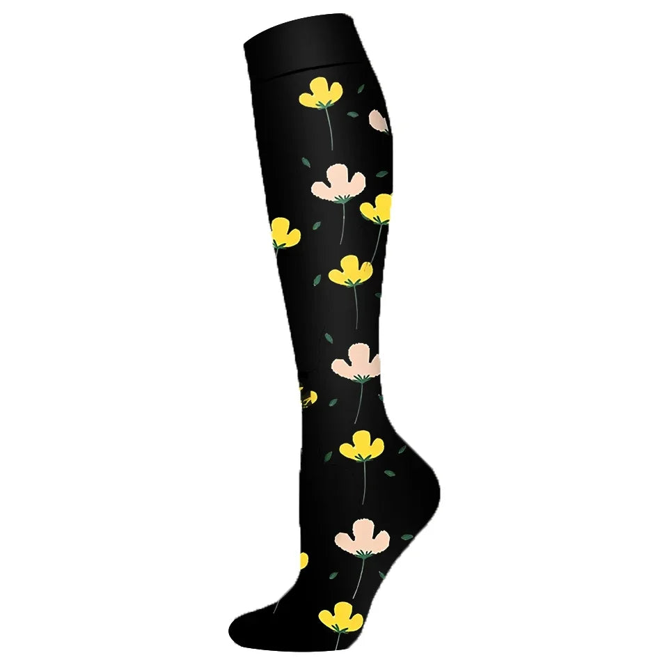 Men Women Compression Sock for Leggings Breathable Running Pressure Soccer Adult Edition Network Pressure Nurse Socks