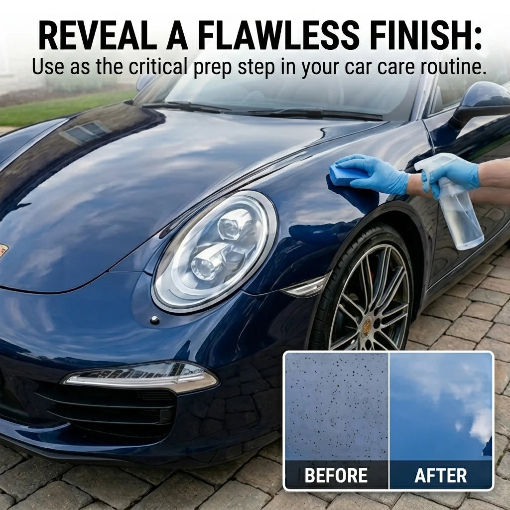 Detailing Clay Bar with Storage Case, Reusable Car Cleaning Clay, Removes Contaminants, Safe for All Vehicle Paint Finishes