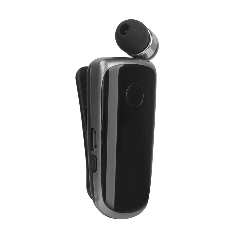 Lavalier K39 Mini Wireless Bluetooth Headset Earbuds with Microphone In-Ear Vibrating Alert Wear Clip Hands Free Earphones