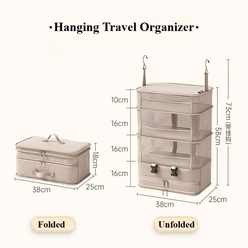 Multi-Functional Foldable Travel Organizer Bag: Versatile Storage for Clothes,Shoes,and Underwear | Perfect for Home and Travel
