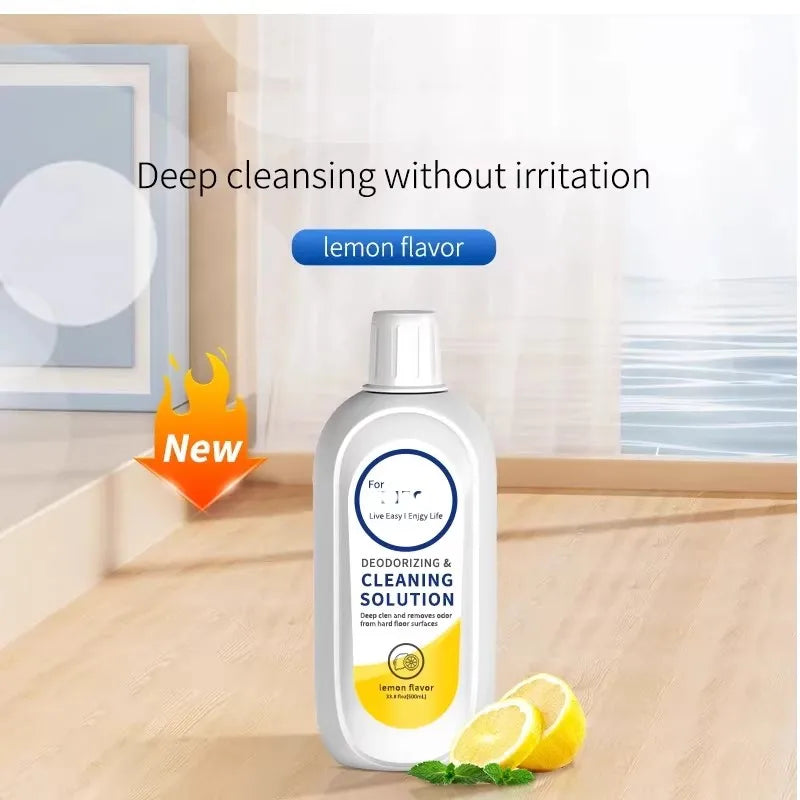 For Tineco FLOOR ONE S3/ S5/Pro2/Combo/S7Pro All Series Cleaning Solution Robot Vacuum Floor Cleaner Liquid Lemon Scent 500m