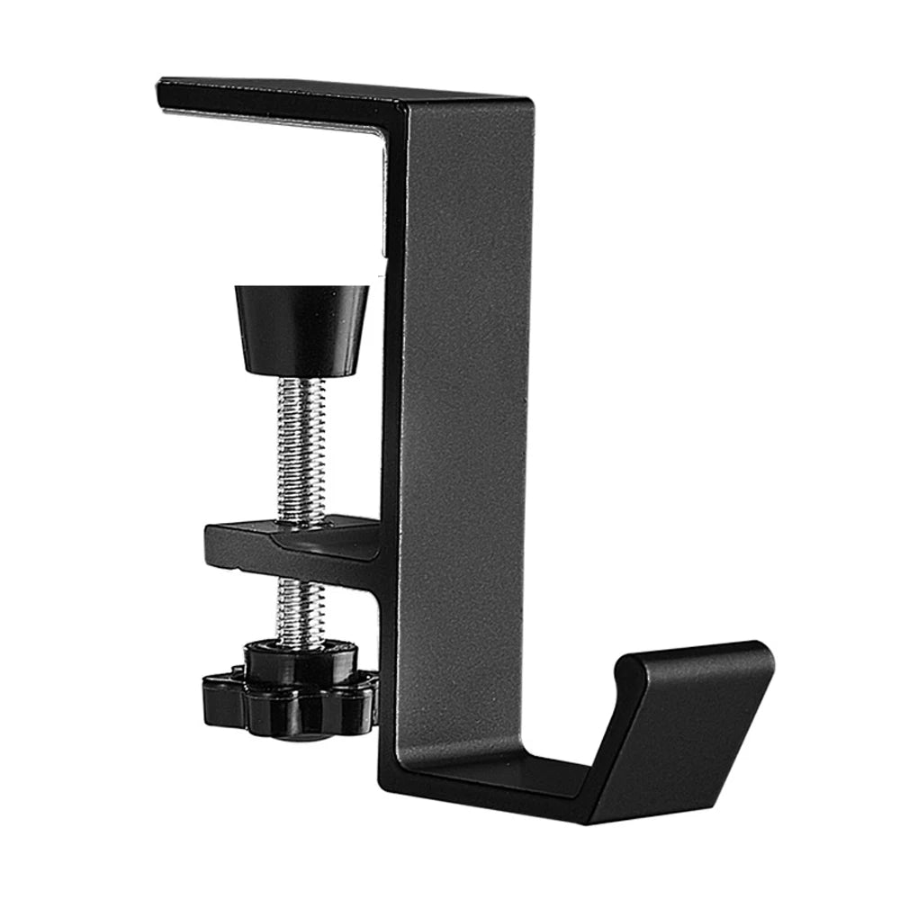 1pc Adjustable Desk Edge Hook Gaming Headset Desk Hanger Backpack Storage Hanging Hook Holder Punch-free Home Office Organizer