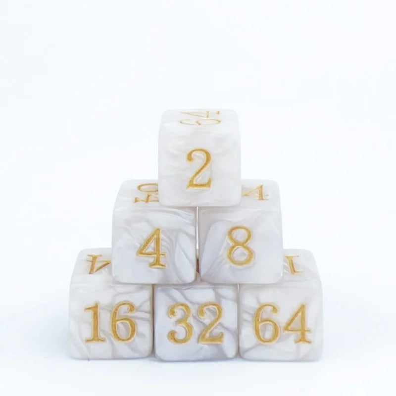 5pc/lot D6 Dice 6 Faces Dice Luck Lab Backgammon Game Dice Acrylic Dice D6 16mm Casino Dice DND Dice