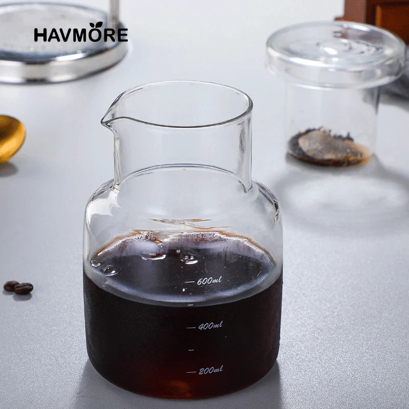 600ml Classic Cold Brew Coffee Ice Coffee Maker Espresso Coffee Drip Pot Specialized Barista Accessories