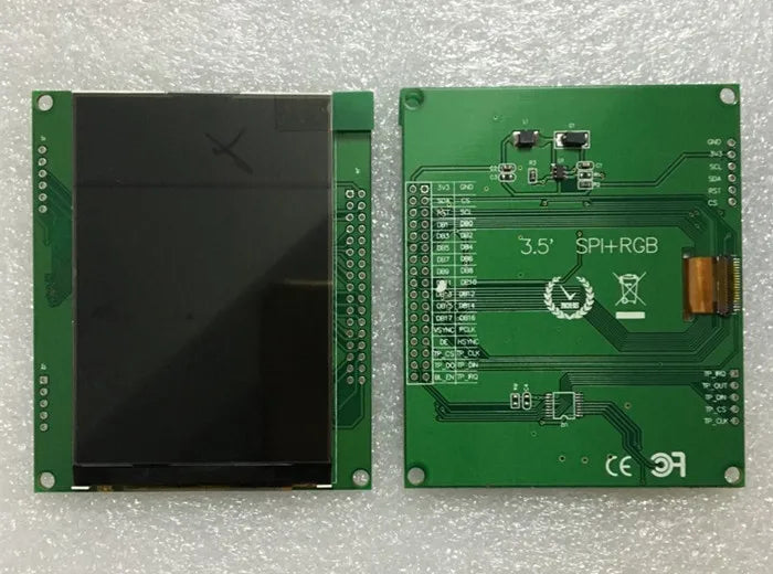 IPS 3.5 inch 39PIN HD TFT LCD Screen (Touch/No Touch) ILI9481 Drive IC 320*480 SPI+RGB Interface