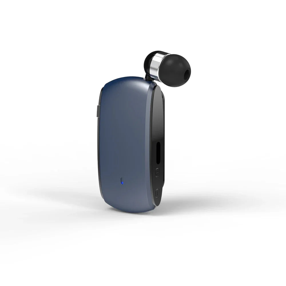 BT5.3 Mini Wireless Earphone In-Ear Headset Earbuds With Removable Wire Clip Hands Free Headphones With Wire Ears In Lotus