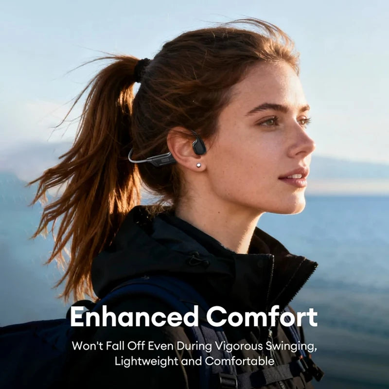 Choice Lenovo S102 Wireless Bone Conduction IPX6 Waterproof Sports Headphones Cycling Fitness Earbuds Bluetooth V6.0 Earphones