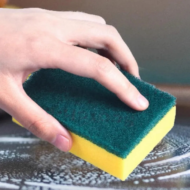 3M Scotch-Brite Heavy Duty Scrub Sponge Dishwashing Kitchen Pot Rust Focal Stains Sponge Removing Kit Cleaning Brush Sponges