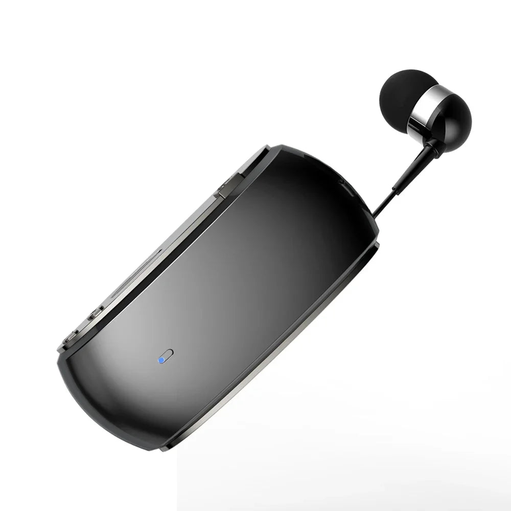 BT5.3 Mini Wireless Earphone In-Ear Headset Earbuds With Removable Wire Clip Hands Free Headphones With Wire Ears In Lotus