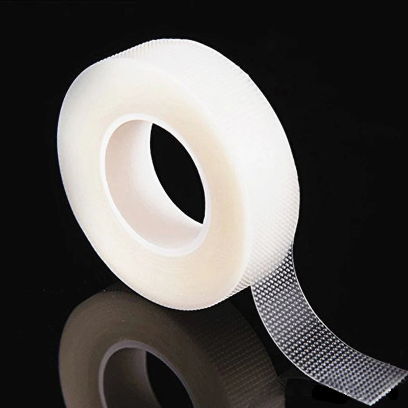 Eyelash Tape Transparent Adhesive Fabric 9m/10 Yard/Roll Adhesive Breathable Micropore Fabric Tape for Eyelash Extension Supply