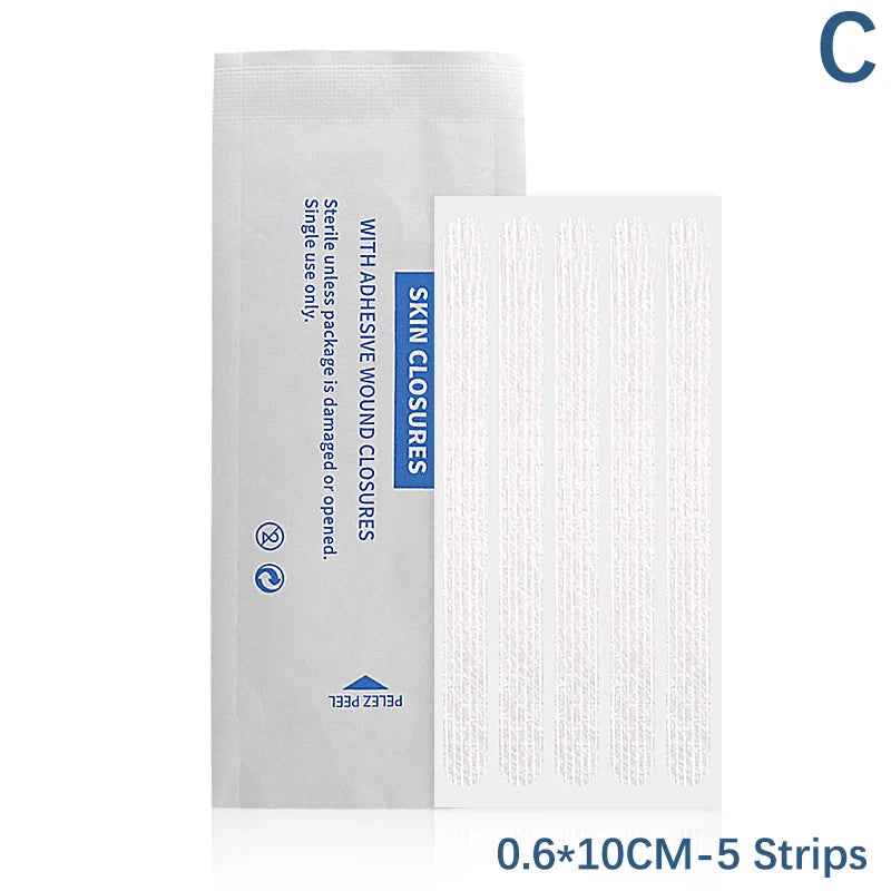 Wound Skin Closure Strips Postpartum Wound Repair Cosmetic Surgery Steri Strip Adhesive Medical Suture Free Surgical Tape