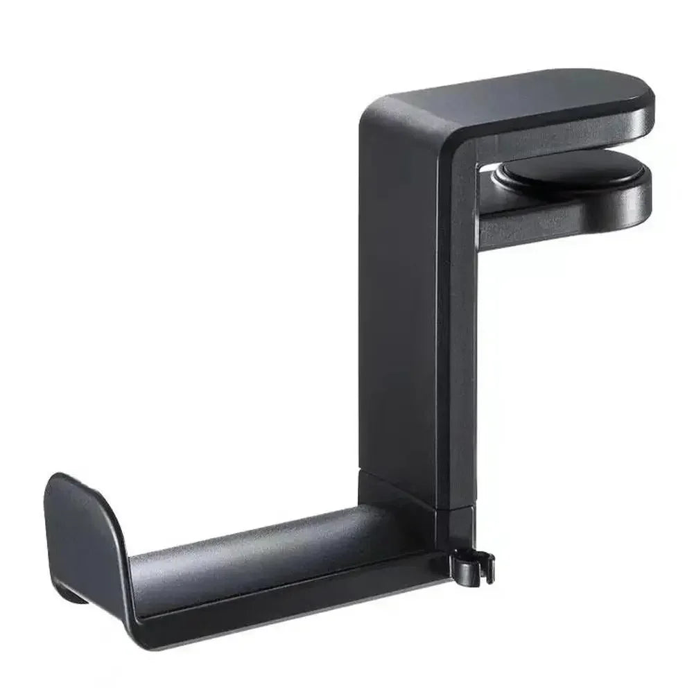 Drilling Free Installation Headset Desk Hook Adjustable Earphone Clip Non Slip Gaming Headset Holder Stand for Office Travel