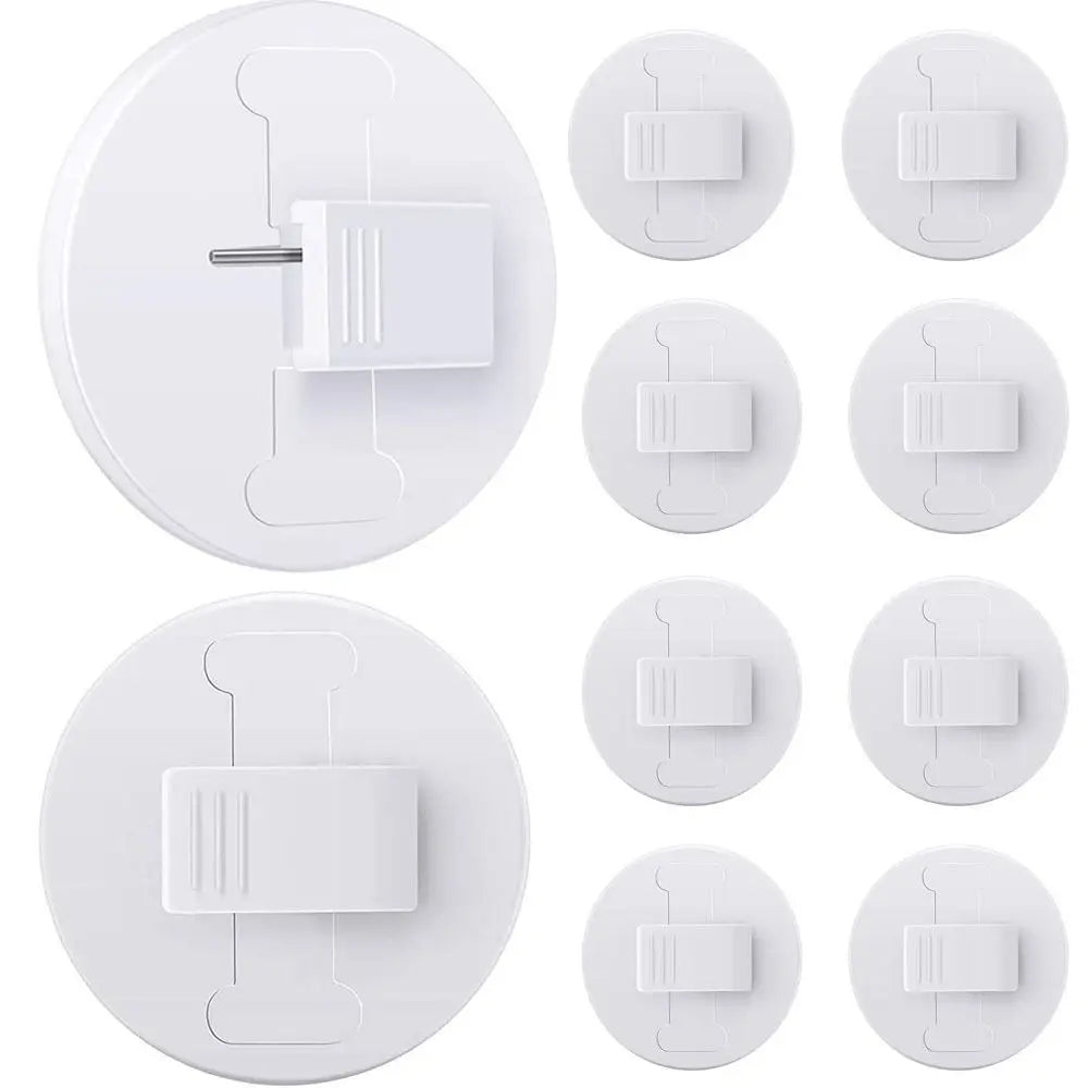 Self Adhesive Crocodile Seamless Anti Splash for Living Room Fixed Bathroom Accessories Curtain Clip Curtain Buckle Guard Clip