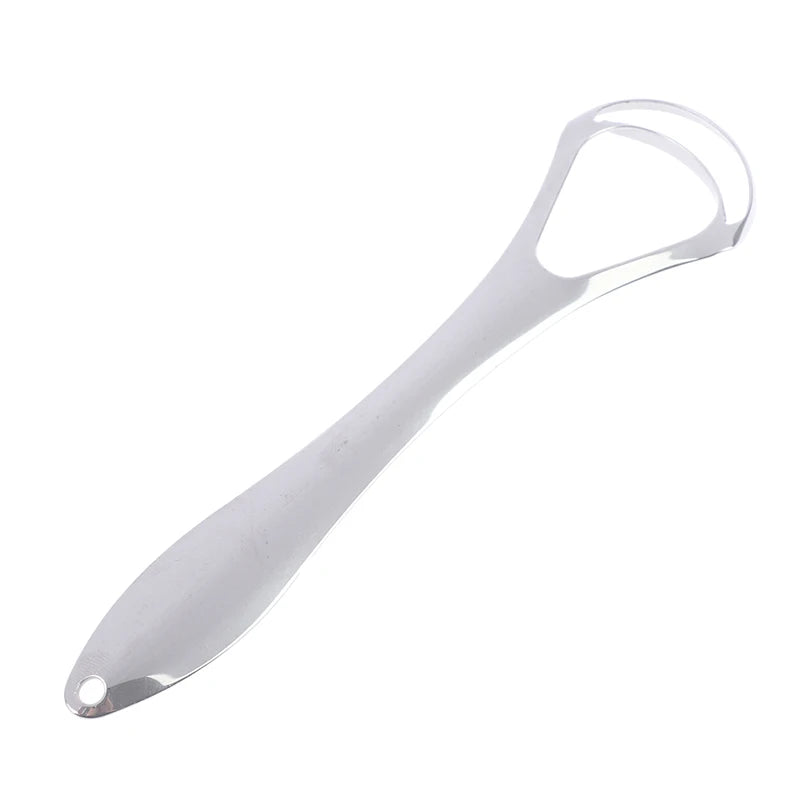 1PCS Oral Cleaner Brush Pure Copper Tongue Scraper Fresh Cleaning Hygiene High Quality Tounge Scraper