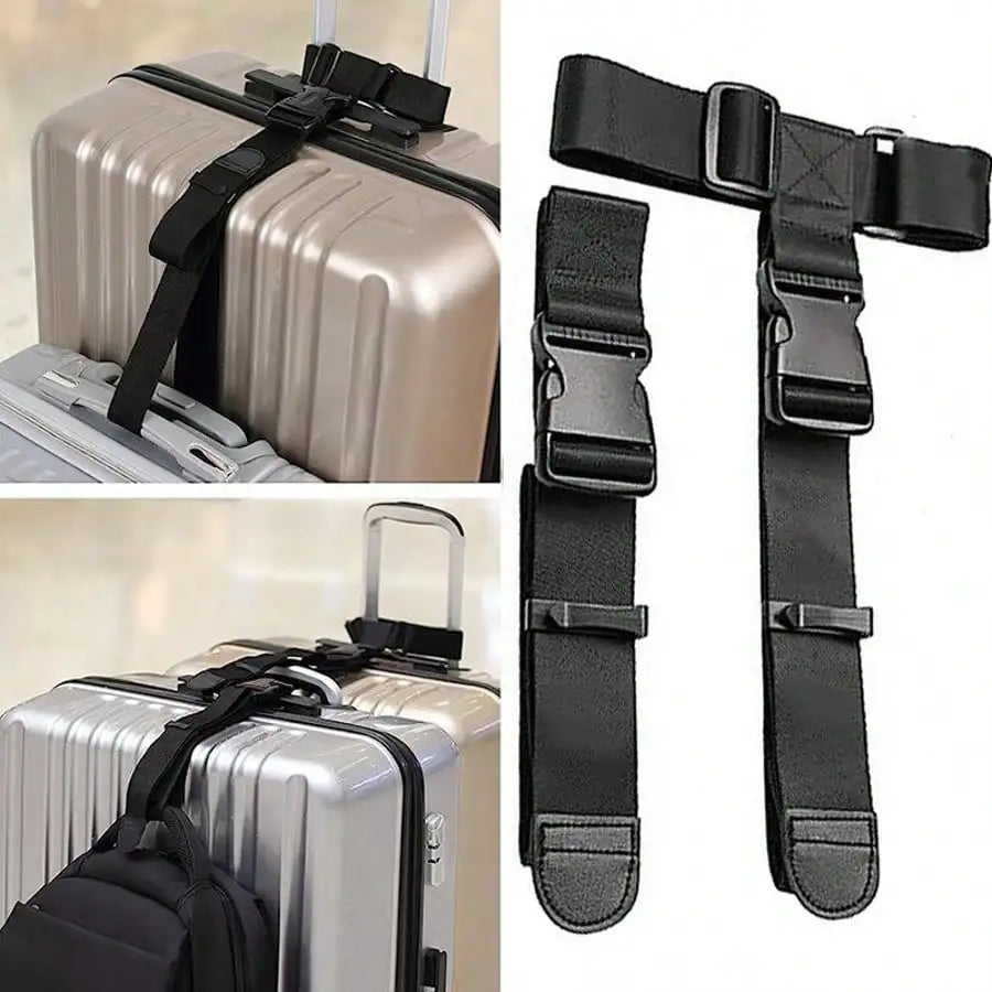 Heavy Duty Luggage Straps Adjustable Buckle Luggage Straps Adjustable Luggage Straps Travel Accessories
