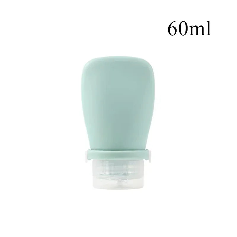 1/2pcs Soft Silicone Travel Bottles Empty Squeeze Tubes For Lotion Leakproof Skin Care Products Container Travel Accessories