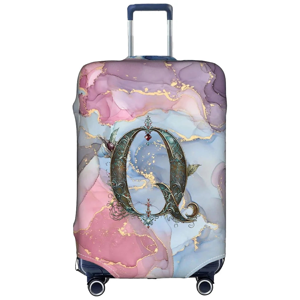 Luggage Cover Stretch Fabric Suitcase Protector Case Graphic Series Baggage Dust Case Cover Suitable 18-32 Inch Suitcase