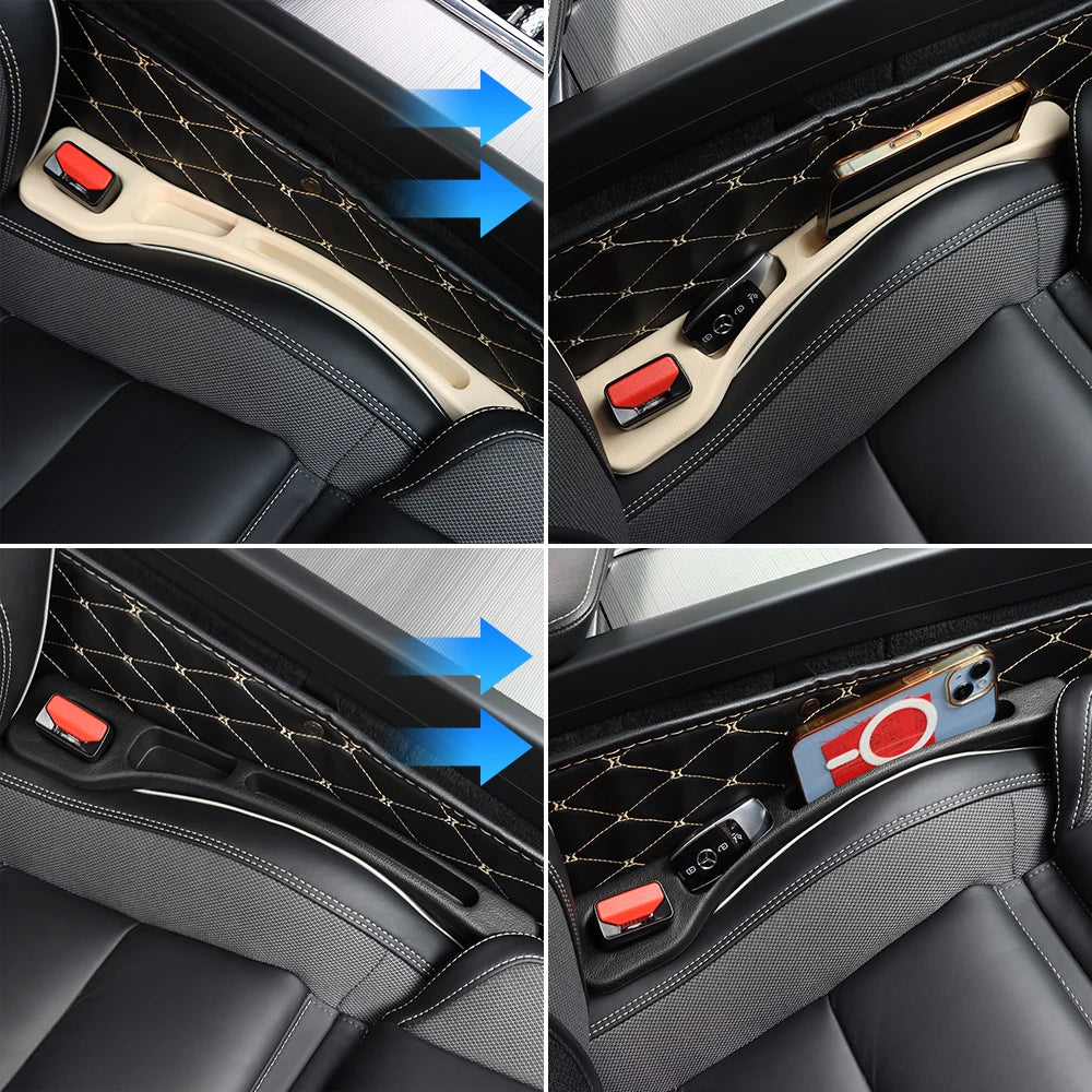 For Geely EX5 Galaxy E5 2024 2025 2026 2PCS Universal Car Seat Leak Proof Strips Gap Side Seam Filler Storage Accessories