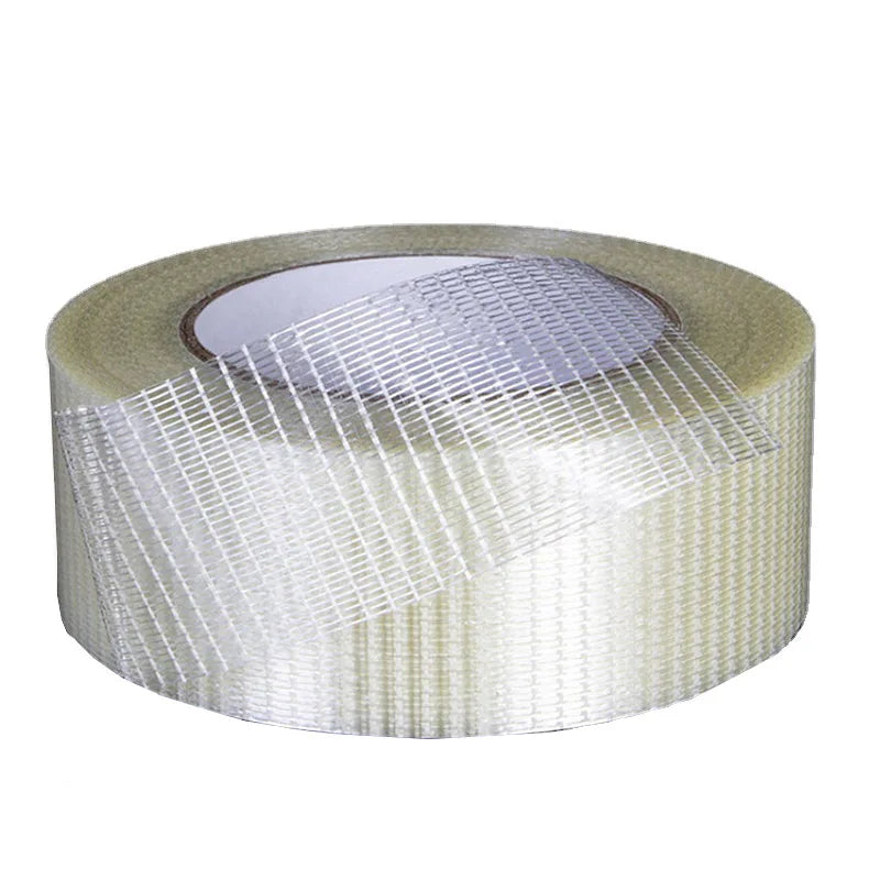 1 piece mesh/stripe fiber tape 10mm-60mm wide 50m long lithium battery mold home appliances bundling and fixing