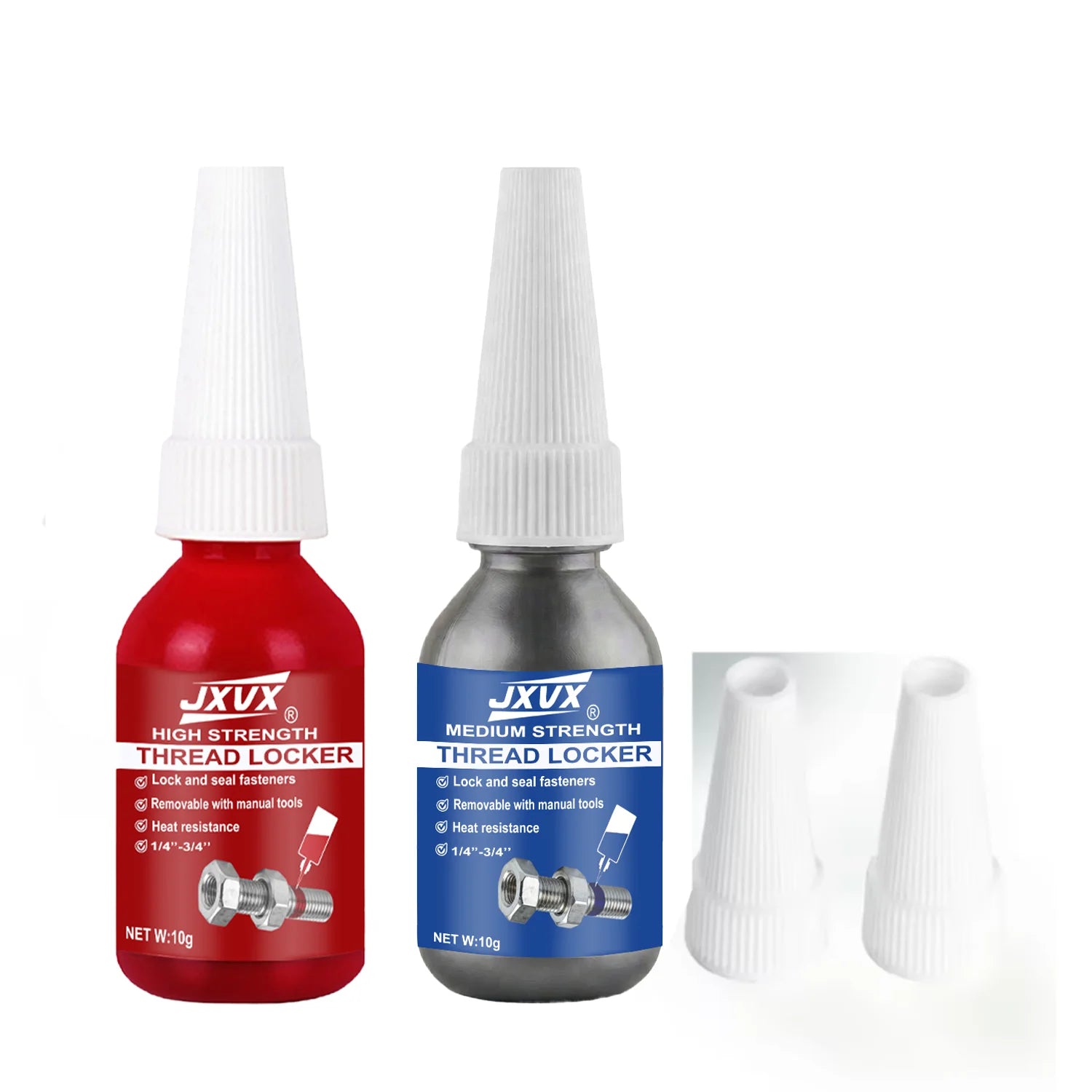 10 ml Blue/Red Threadlocker, Removable, Universal, Thread Sealant, Screw Adhesives, Threading Agents, High Strength Anaerobic Ad