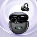 New M79 Bluetooth Headset; Wireless Bluetooth 5.4 Earplug Clip-On Waterproof Sports Digital Display Headset