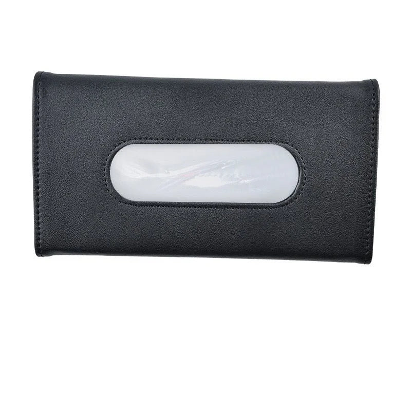 1 pc Creative car sunshade tissue bag car leather tissue box sunroof hanging seat car tissue box