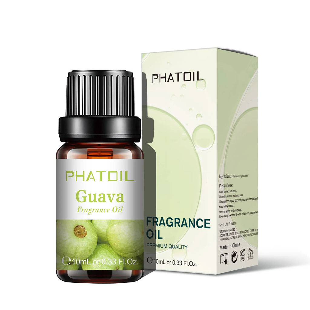PHATOIL 1/2/6/10pcs 10ml Fruity Fragrance Oil For Aromatherapy Cherry Apple Strawberry Mango Coconut Lemon Fragrance Aroma Oils