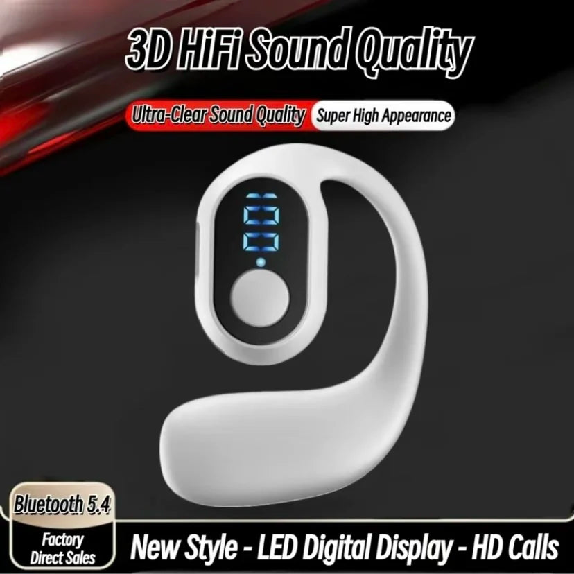 KY2P Wireless Bluetooth Earphones Air Conduction OWS Headphone HiFi Ear-Hook Music Sports Noise Cancel Headset For Smart Phones