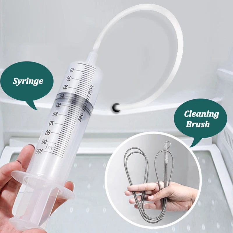 5/6 Pcs Refrigerator Drain Hole Clog Remover Fridge Hole Brush Water Outlet Cleaner for Household Clean Dredge Cleaning Tools