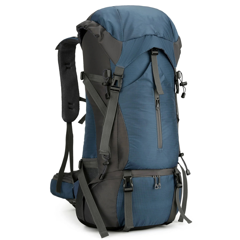70L Extra Large Backpack for 3-5 Days Water-resistant Climbing Camping Backpack Travel Daypack with Rain Cover