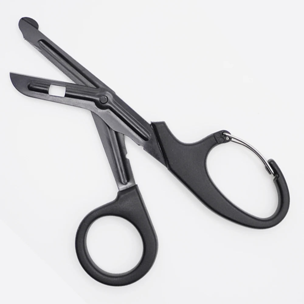 Rhino Rescue Emergency Medical Scissors Trauma Shears with Carabiner 19cm Bandage Shears With Bandage Scissors