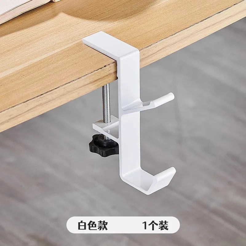 Multi-functional Desk Edge Hook Punch-free Game Headset Bag Hanger Key Backpack Storage Hanging Hook For Home Office Organizer