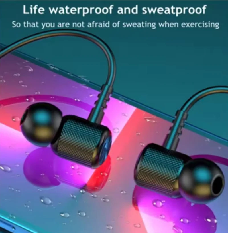 Wireless Bluetooth Headphones Neckband Earphone In Ear With Mic Headset Sport Neckband Wireless Bluetooth Earphone Headset