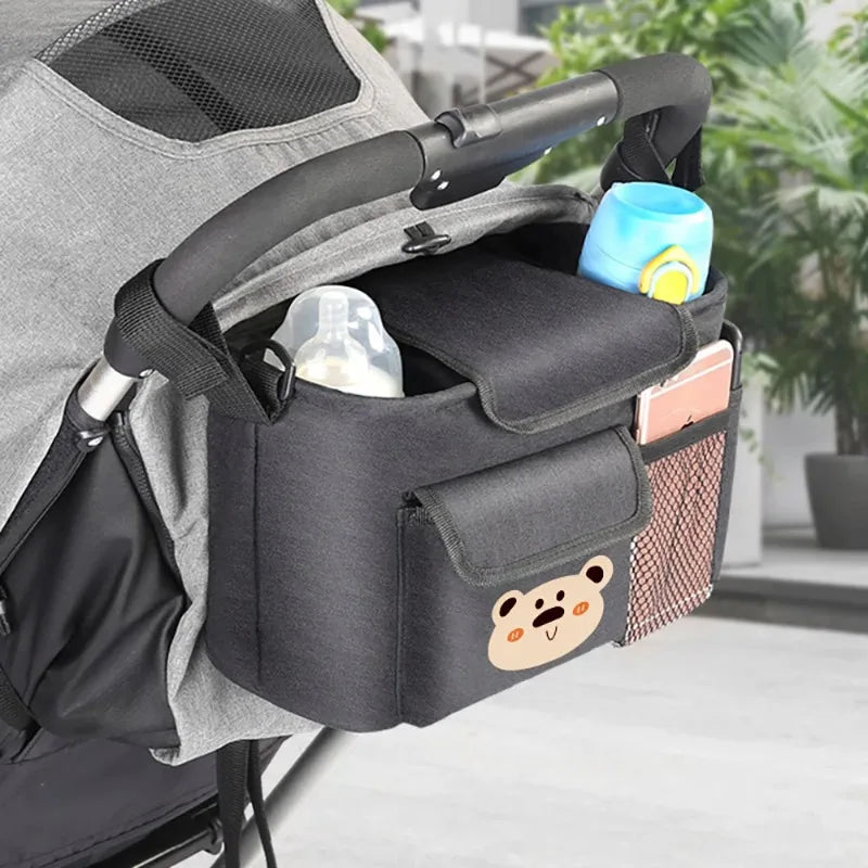 Baby Portable Pushchair Hanging Bag Travel Good Partner Large Capacity Reasonable Storage Belt Can Be Worn Or Hung