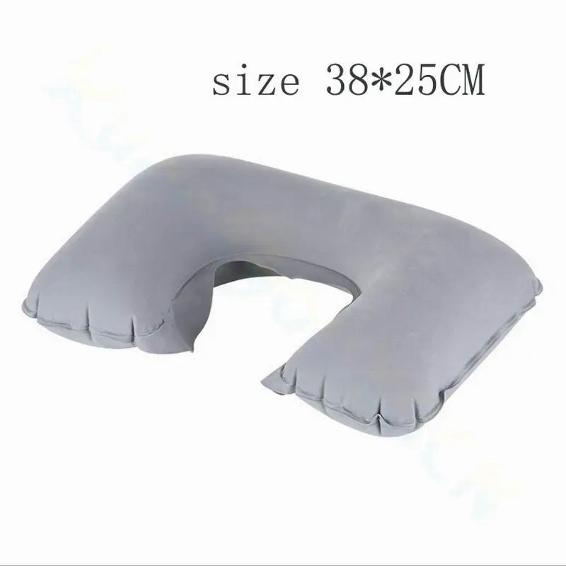 1pcs Functional Inflatable Neck Pillow Inflatable U Shaped Travel Pillow Car Head Neck Rest Air Cushion for Travel Neck Pillow