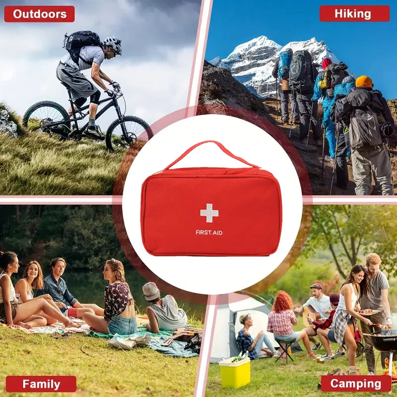 184-piece home emergency kit for outdoor hunting, hiking, camping, etc. Multifunctional outdoor first aid kit