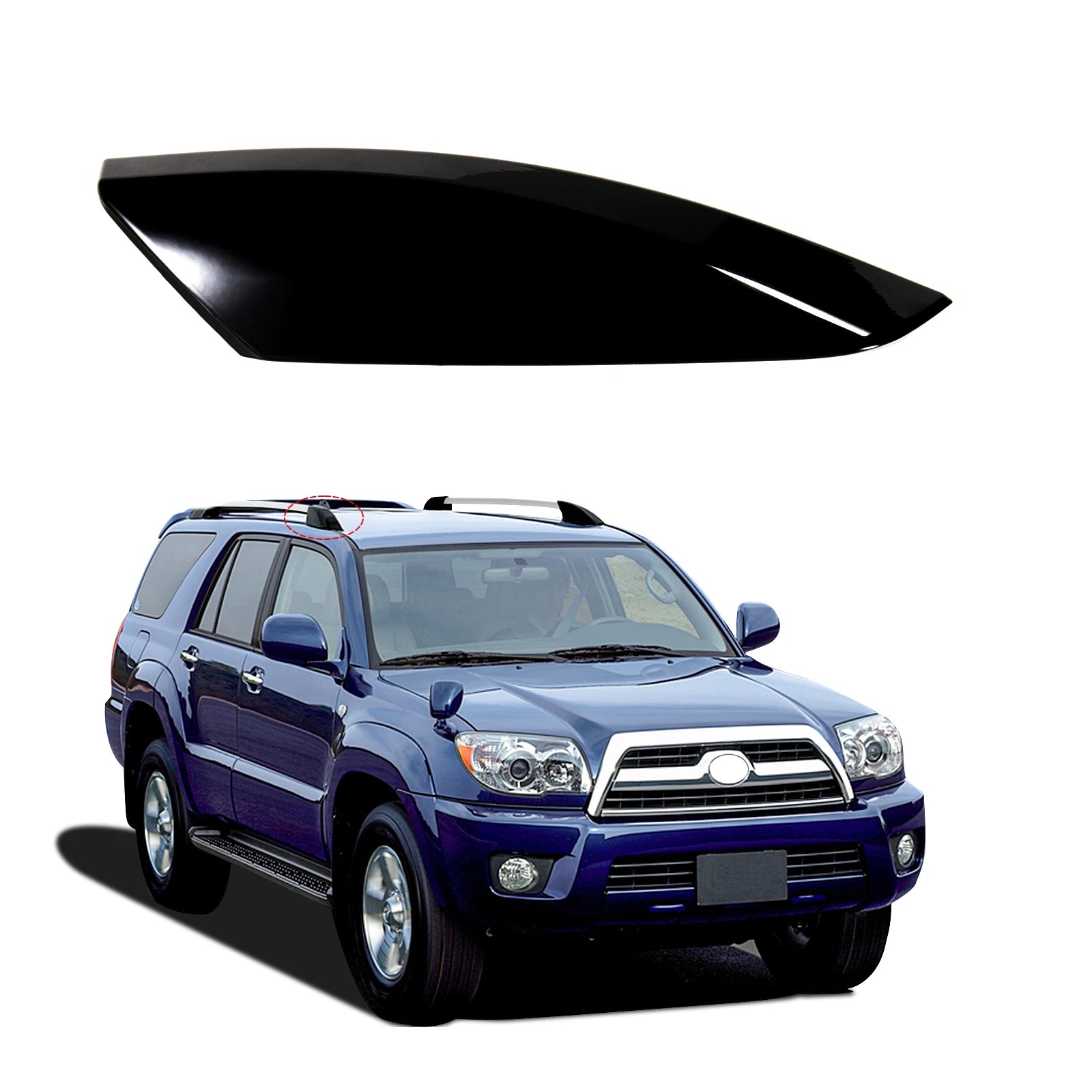 Car Roof Rack Cover Fit for Toyota 4Runner 4WD N210 2003 2004 2005 2006 2007 2008 2009 Luggage rack Cover