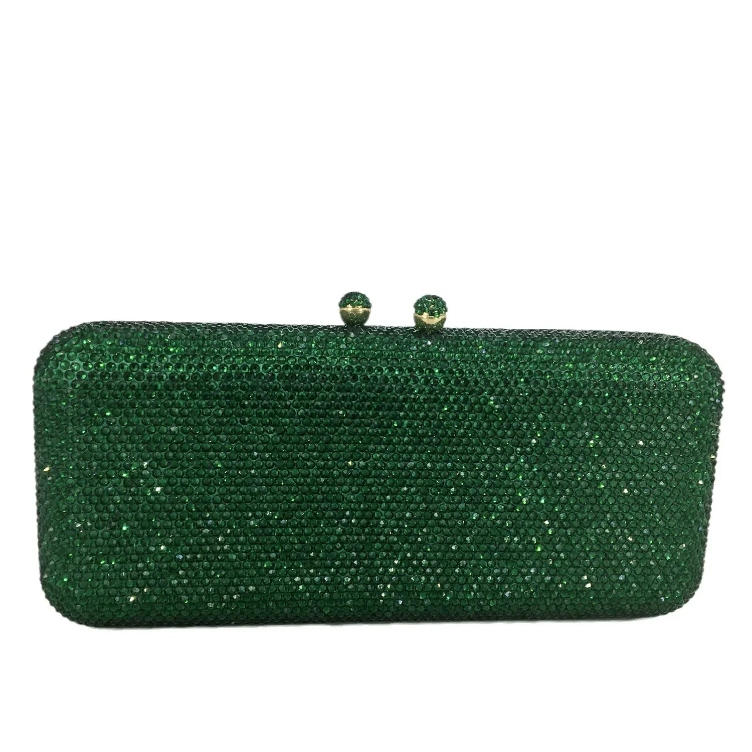 Boutique De FGG Women Brown Crystal Evening Bag Formal Party Dinner Rhinestone Handbags and Purses Bridal Diamond Clutch Purse