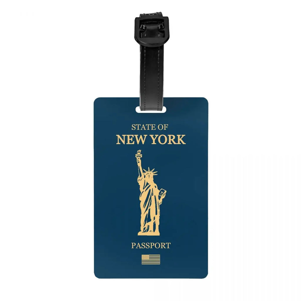 Custom Mexico Passport Luggage Tag With Name Card Privacy Cover ID Label for Travel Bag Suitcase