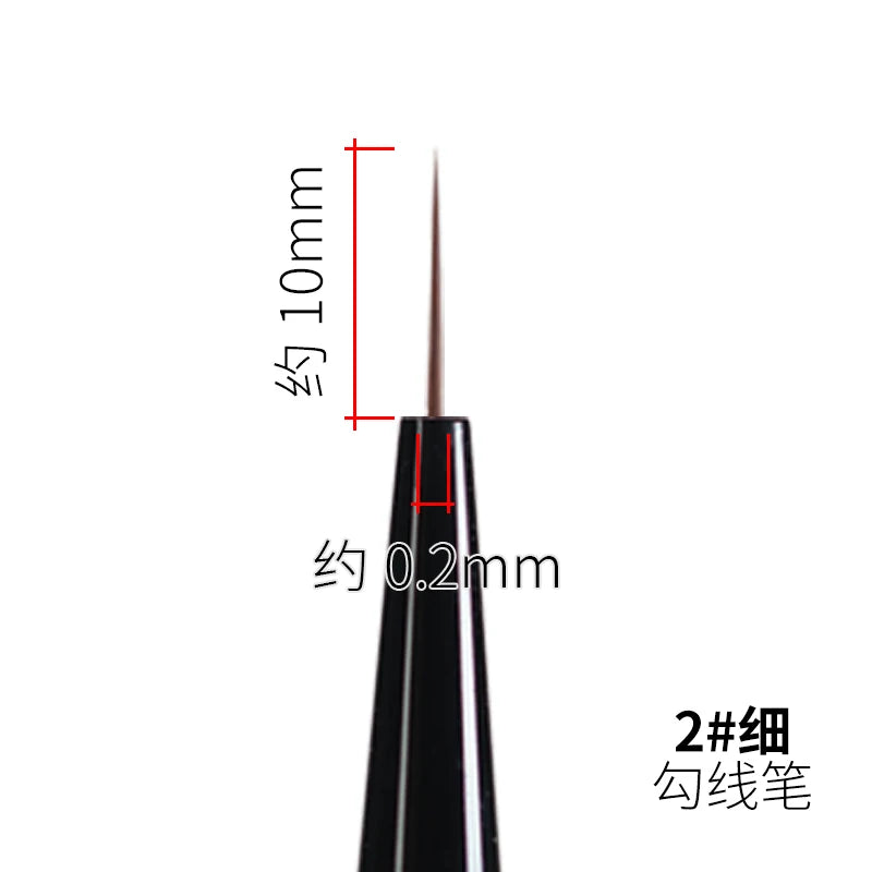 RAYSTUDIO Modeling Brushes Series Fine-point / Liner / Flat / Dry Brush Functional Tool for Model Panel Wash Building Hobby Tool