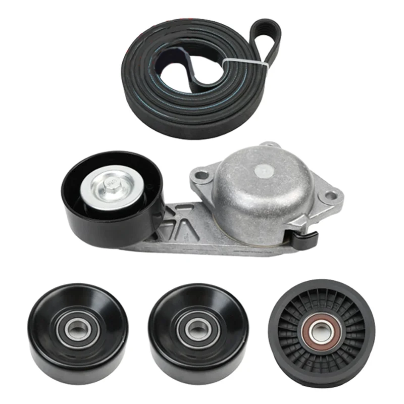 【Price Drop !!】 Drive Belt Tensioner Kit Serpentine Belt Drive Assembly Kit 90K-38274A ACK061025 DBK061025B For Ford F-150 F-250