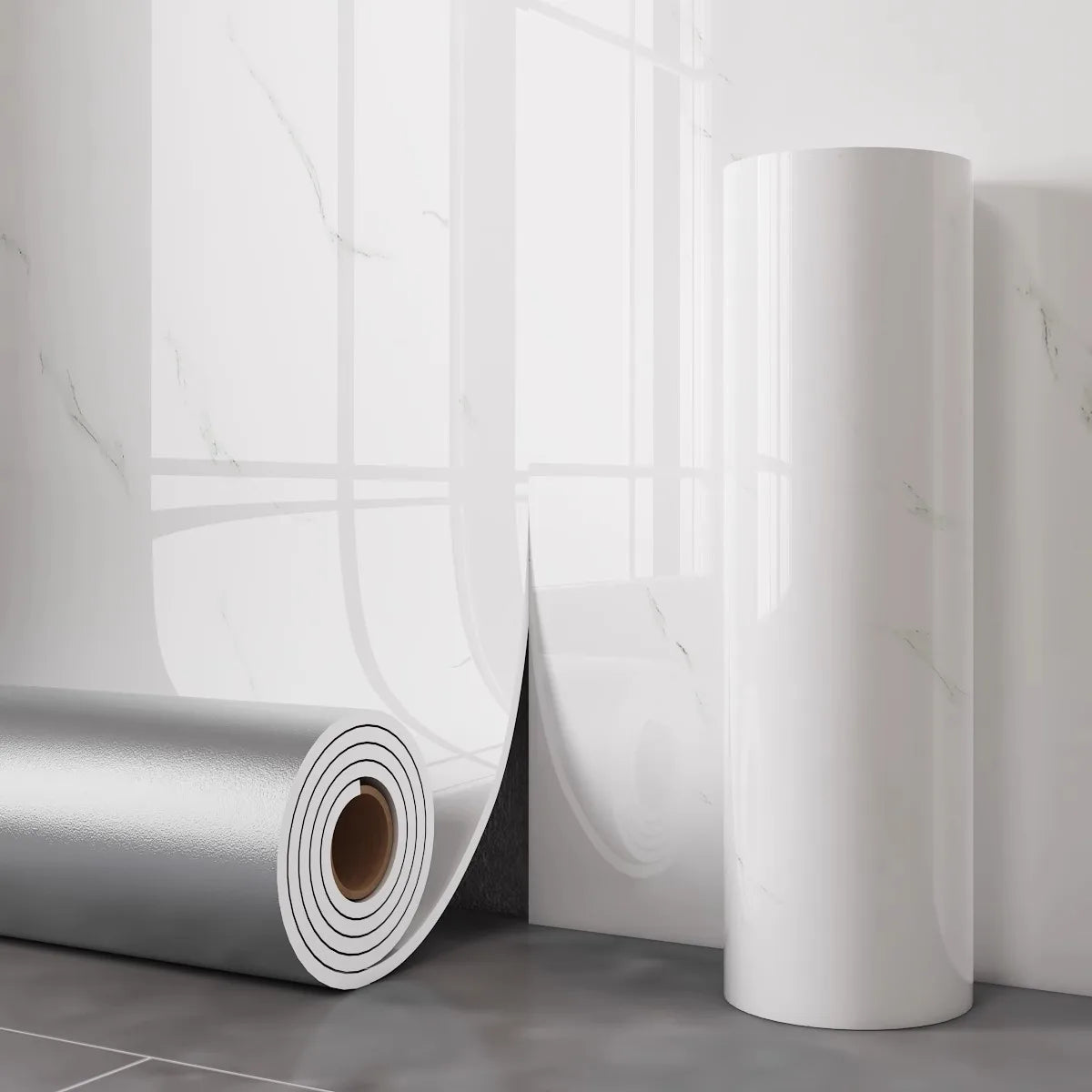 3D Marble Effect Self-Adhesive Ceiling Stickers & Wall Panels - Peel and Stick Roof Ceiling Decor for Living Room Bedroom Home