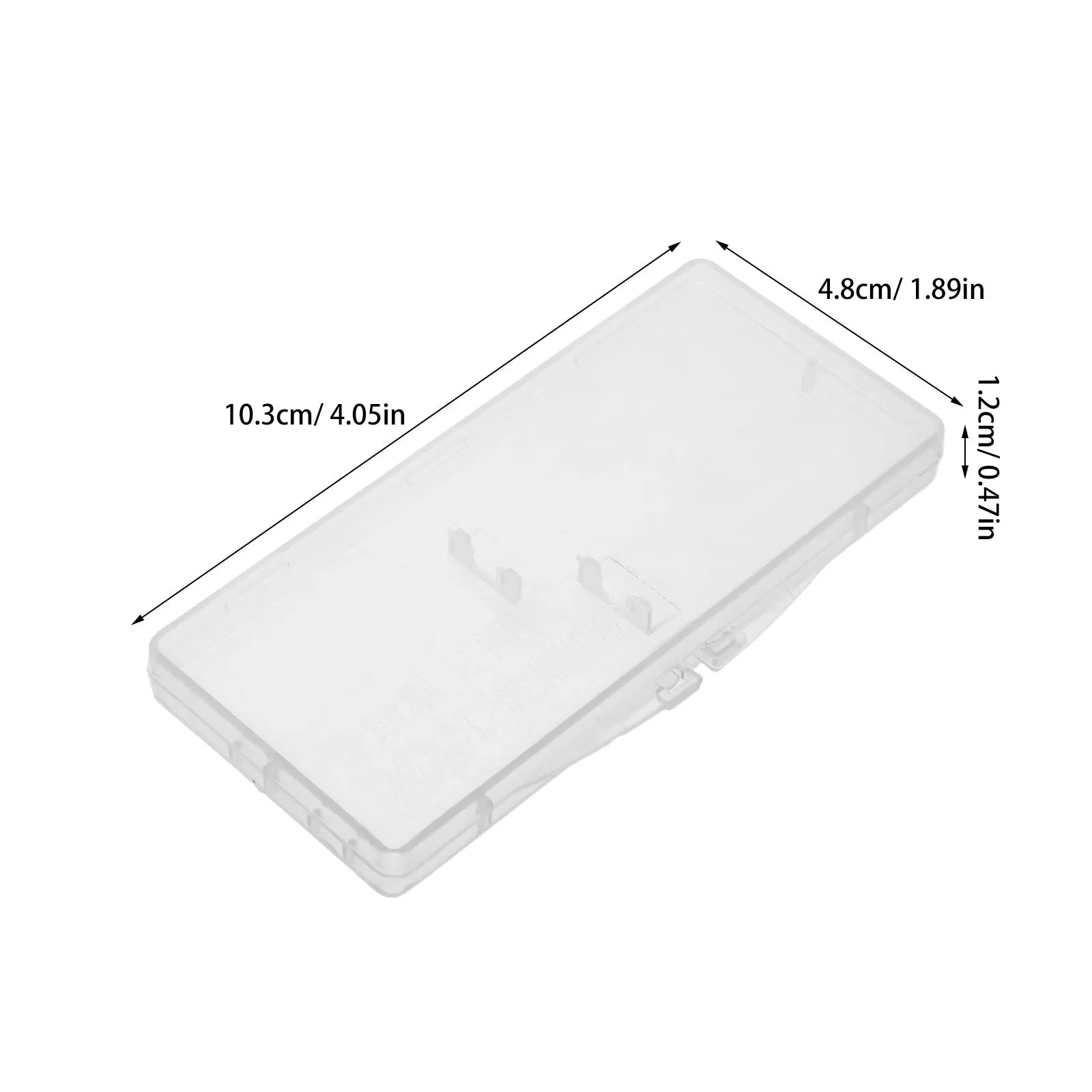 12Pcs Rectangular Flip-Top Plastic Interdental Brush Storage Box Compact Dustproof Travel Dental Hygiene Organizer Toothbrush