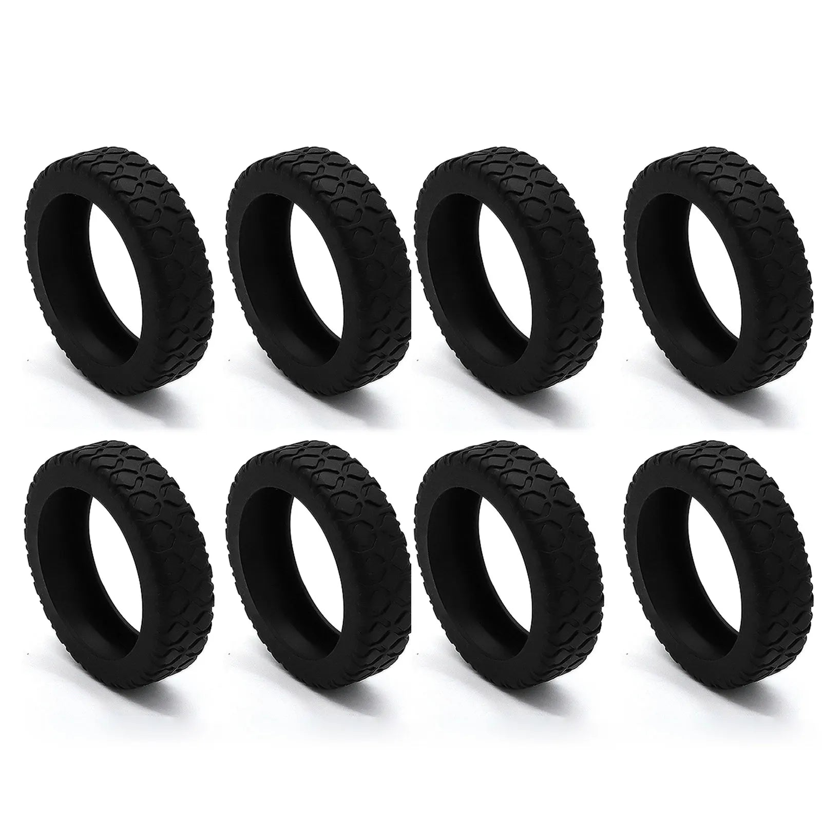 1-8Pcs Travel Luggage Caster Shoe Silicone Suitcase Wheels Protection Cover Silent Trolley Box Casters Cover Luggage Accessories