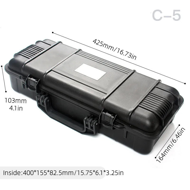 Tool Box Plastic Toolbox Waterproof Hard Case rigid Case with Foam Tool boxes Equipment toolkit Portable Toolbox for mechanics