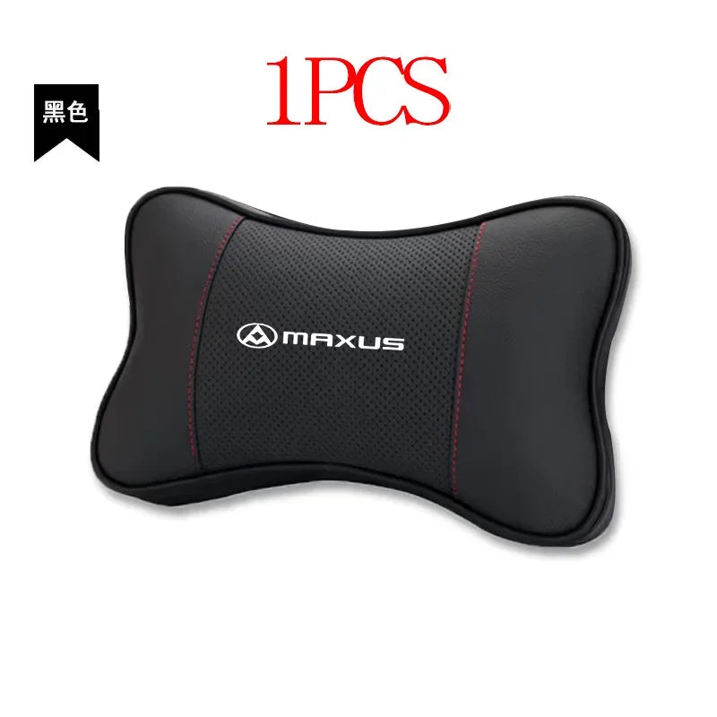 1Pcs Car Ornaments Seat Headrest Auto Logo Neck Pillow For Maxus T60 D60 D90 T70 T90 G10 G20 G50 G90 Euniq accessories interior