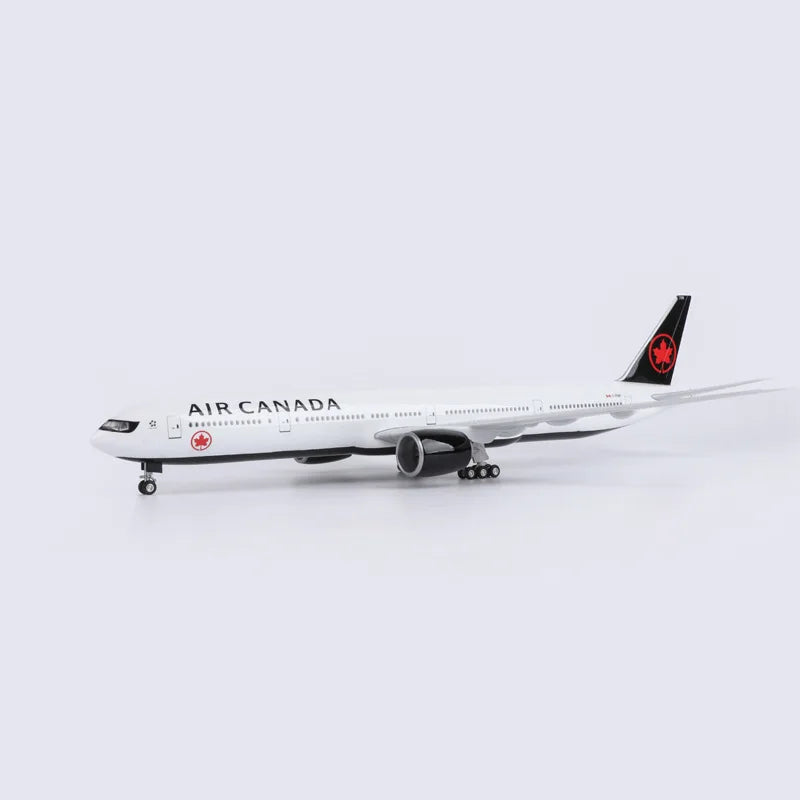 Model Aircraft Canada Airlines Model Toy 777 B777 1/157 Scale 47cm Airplane Model W Light &Wheel Diecast Plastic Resin Plane