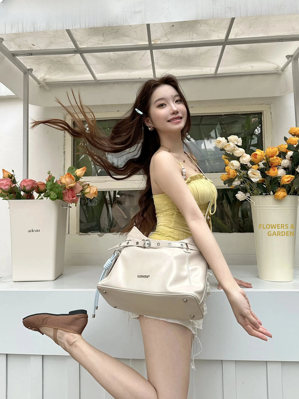 Cultivator Original Retro Simple Large Capacity Commuter Versatile Hobo Bag 2026 Summer New Soft Polyester  Zipper Closure