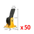 50pcs Reusable Floor Tile Leveling System Clips Leveler Adjuster Kit，Tile Leveling Fixed Plane Device Construction Tool